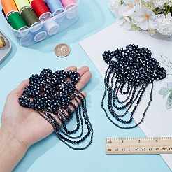 2Pcs Flower Glass Bead Tassel Sew on Ornament Accessories&nbsp;PATC-NB0001-39