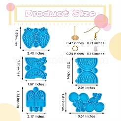 5Pcs DIY Pendant Silicone Molds&nbsp;DIY-SZ0006-68