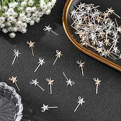 100Pcs 2 Colors Tibetan Style Alloy Pendants&nbsp;FIND-YW0012-25