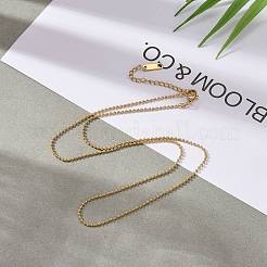 304 Stainless Steel Ball Chain Necklaces&nbsp;X-NJEW-JN03488-02