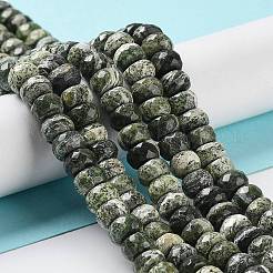 Natural Silver Line Jasper Beads Strands&nbsp;G-Z042-B01-03