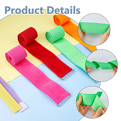 8Pcs 4 Colors Oxford Cloth Catching Tail Game Props with Hook Loop Belts&nbsp;AJEW-DC0003-63