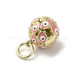 Brass Enamel Charms&nbsp;KK-E092-12G-04