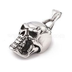 Tibetan Style 304 Stainless Steel Pendants&nbsp;STAS-P305-28AS