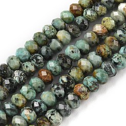 Natural African Turquoise(Jasper) Bead Strands&nbsp;G-D344-A08