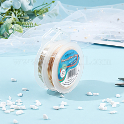 2 Rolls 2 Colors Round Copper Craft Wire&nbsp;CWIR-BC0006-19