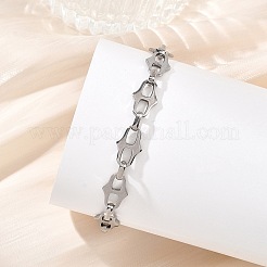 Stainless Steel Oval Link Chain Bracelets for Women&nbsp;BJEW-JB13861