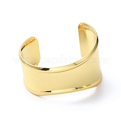 Rack Plating Brass Cuff Bangles&nbsp;BJEW-A137-02G