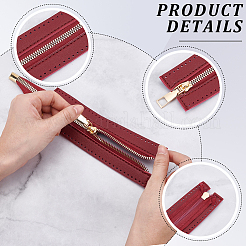5Pcs 5 Colors PU Leather Handbag Zipper&nbsp;PURS-CY0001-03