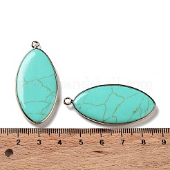 Dyed Synthetic Turquoise Pendants&nbsp;G-G063-03A
