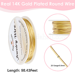 30M Brass Wire&nbsp;KK-BBC0021-58KCG