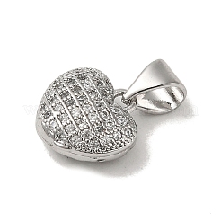 Brass Micro Pave Cubic Zirconia Charms&nbsp;KK-C058-06P