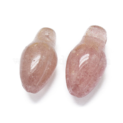 Natural Strawberry Quartz Pendants&nbsp;G-F637-18H