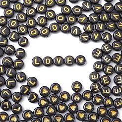 DIY Letter Stretch Bracelet Making Kit&nbsp;DIY-YW0007-60C