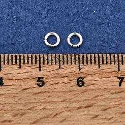 304 Stainless Steel Open Jump Rings&nbsp;STAS-R060-4x0.8-S