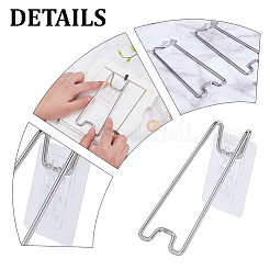 201 Stainless Steel Picture Frame Stand&nbsp;AJEW-WH0651-43A