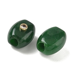 Dyed Natural White Jade European Beads&nbsp;GG-CBA105B-02K-G