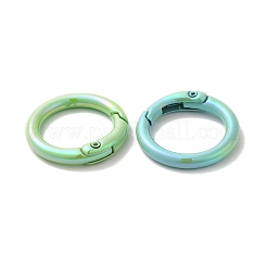 Spray Painted Alloy Spring Gate Ring&nbsp;PALLOY-H131-08