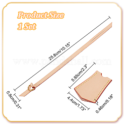 Cowhide Pendant Decoration&nbsp;FIND-WH0126-239A