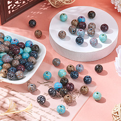 110PCS 10Colors Opaque Acrylic Beads&nbsp;OACR-TA0002-52