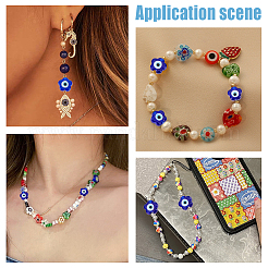Handmade Evil Eye Lampwork Beads&nbsp;LAMP-DC0001-07A