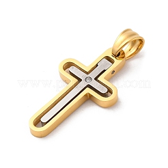 304 Stainless Steel Pendants&nbsp;STAS-L286-17GP
