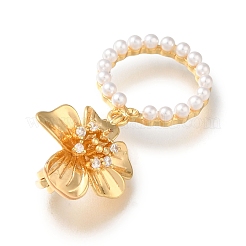 Brass with Cubic Zirconia Pendants&nbsp;KK-H480-46G
