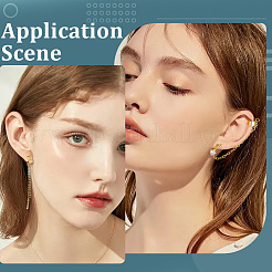60Pcs 304 Stainless Steel Ear Cuff Findings&nbsp;STAS-SC0020-98
