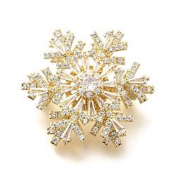 Snowflake Rotatable Brooches for Women&nbsp;JEWB-B023-01G