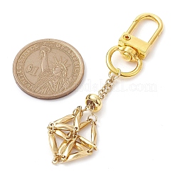 304 Stainless Steel Empty Stone Holder Chain Pouch Pendant Decorations&nbsp;HJEW-JM01886-02