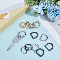 12Pcs 3 Colors Alloy Spring Gate Rings&nbsp;FIND-CN0002-48