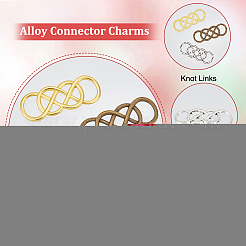 120Pcs 3 Colors Alloy Connector Charms&nbsp;FIND-OC0002-52