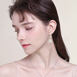 40Pcs 2 Colors Brass Ear Wire&nbsp;KK-BBC0024-15