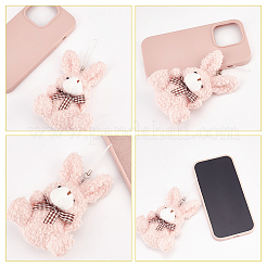 Velvet Bear & Rabbit Mobile Straps&nbsp;HJEW-GO00038