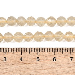 Natural Lemon Quartz(Heated) Beads Strands&nbsp;GG-NH0007-A01-01