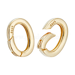 2pcs Sterling Silver Spring Gate Rings&nbsp;STER-PH0002-98A