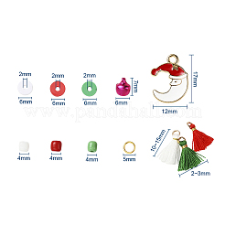 DIY Christmas Themed Jewelry Making Kits&nbsp;DIY-YW0002-78