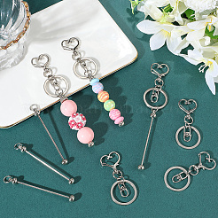 10Pcs Alloy Keychain Clasps&nbsp;KEYC-SC0001-79B