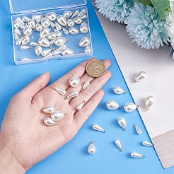 64Pcs 8 Style ABS Plastic Imitation Pearl Pendants&nbsp;KY-PH0001-60