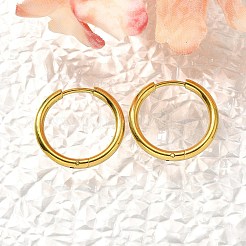 304 Stainless Steel Hoop Earrings for Women&nbsp;EJEW-M068-15G-G