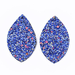 Polyester Fabric Big Pendants&nbsp;FIND-T059-016C