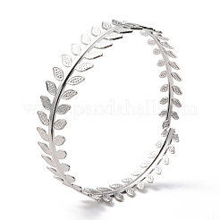 Leaf Upper Arm Cuff Band&nbsp;AJEW-G033-02P