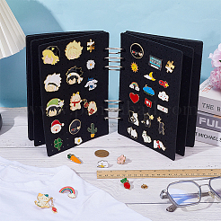 12Pcs Polyester Enamel Pin Storage Organizer Binder Sheet&nbsp;AJEW-OC0015-23