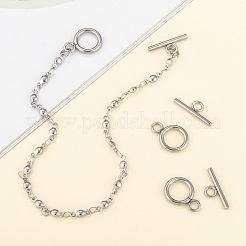 Tarnish Resistant 304 Stainless Steel Toggle Clasps&nbsp;X-STAS-F114-04P-B