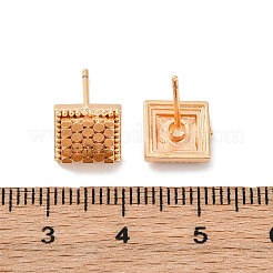 Brass Stud Earrings&nbsp;EJEW-D288-07G
