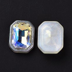 Rainbow Iridescent Plating Acrylic Cabochons&nbsp;OACR-E011-08