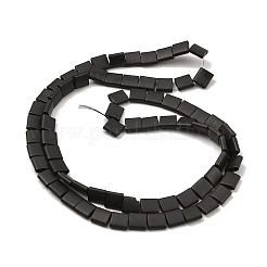 Electroplated Frosted Non-magnetic Synthetic Hematite Beads Strands&nbsp;G-G089-B01-16