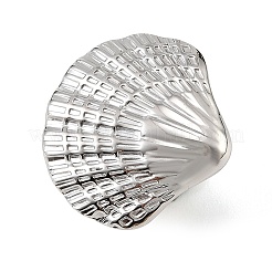 304 Stainless Steel Cuff Open Rings for Women&nbsp;SA-CBAF040-10P