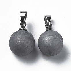 Natural Agate Charms&nbsp;G-Q998-036B