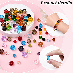 30Pcs Transparent K9 Glass Beads&nbsp;GLAA-YW0004-16A